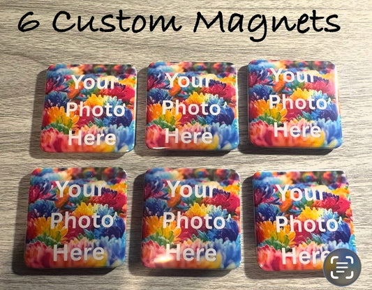 6 Custom Magnets