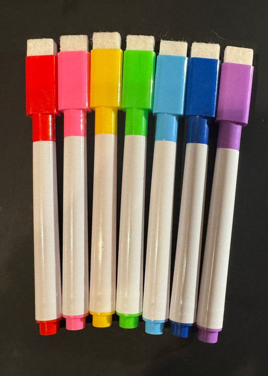 Color Pack! Pick 2 magnets & all 7 dry erase color markers