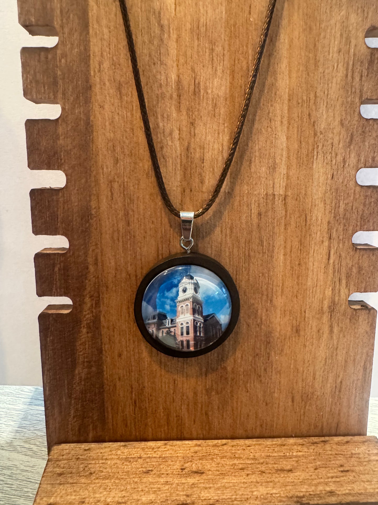 Clocktower necklace